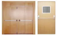 Porta corta fogo com revestimento